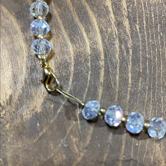 Vintage Fox Crystal and Gold-Tone Statement Necklace - Picture 8 of 13